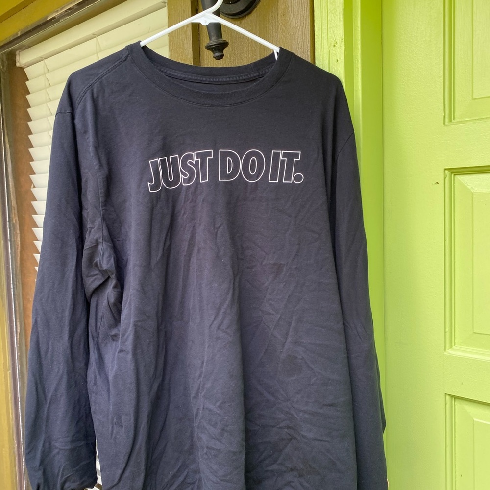 Nike black long sleeve tee